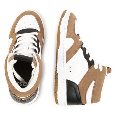 Tenis BOSS blancos para niños y adolescentes